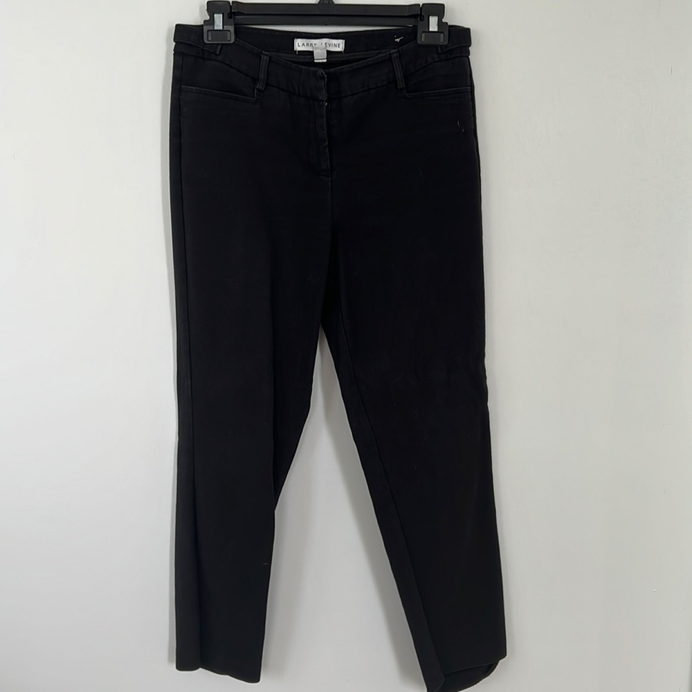 Larry Levine Black Work Pants